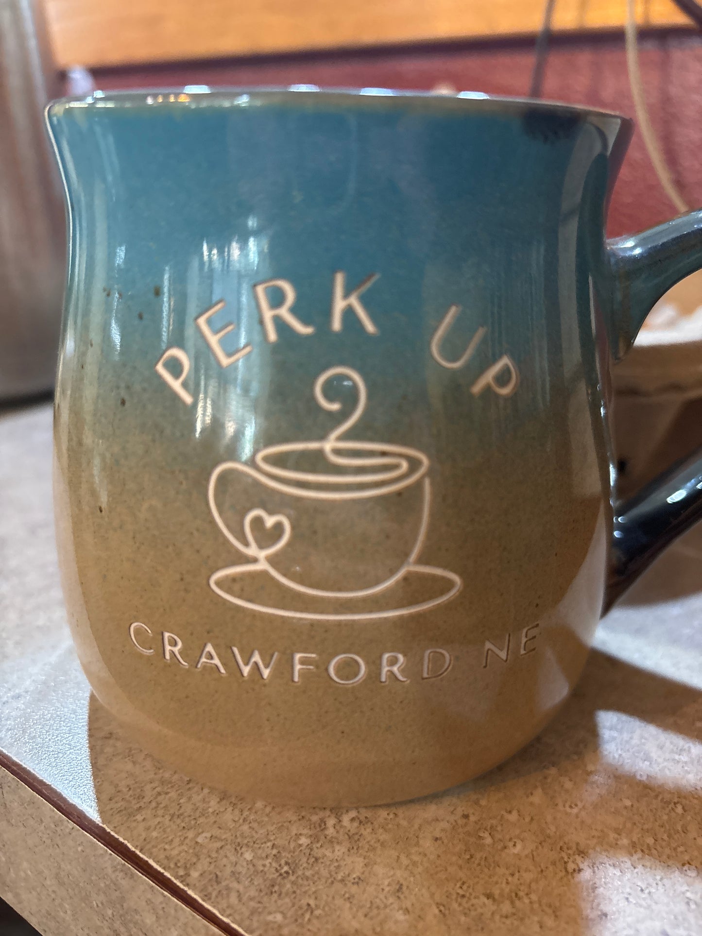Etched Coffee Mug